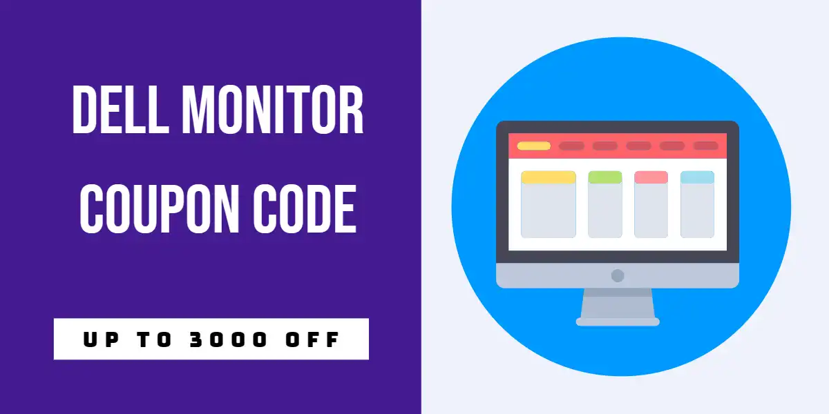 Dell Monitor Coupon Code with Free Shipping in India 2024